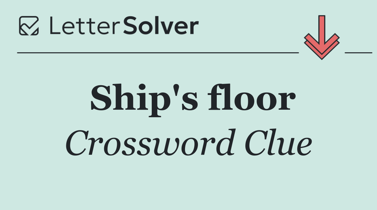 Ship's floor