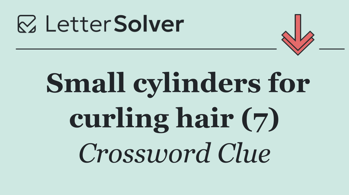 Small cylinders for curling hair (7)