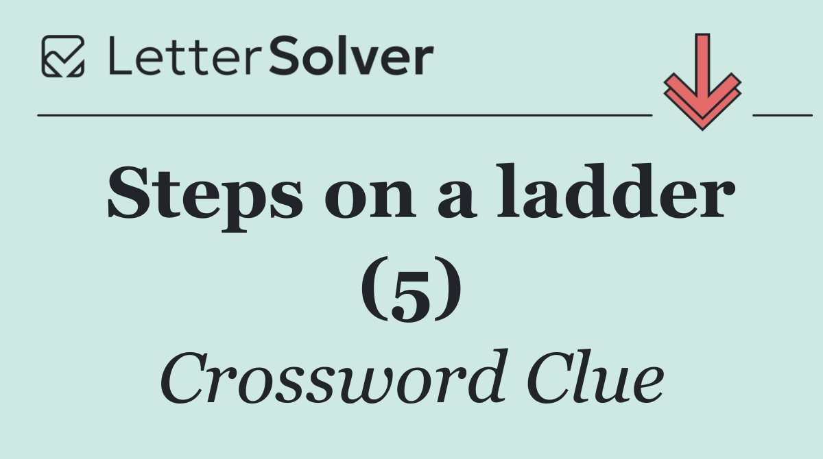 Steps on a ladder (5)
