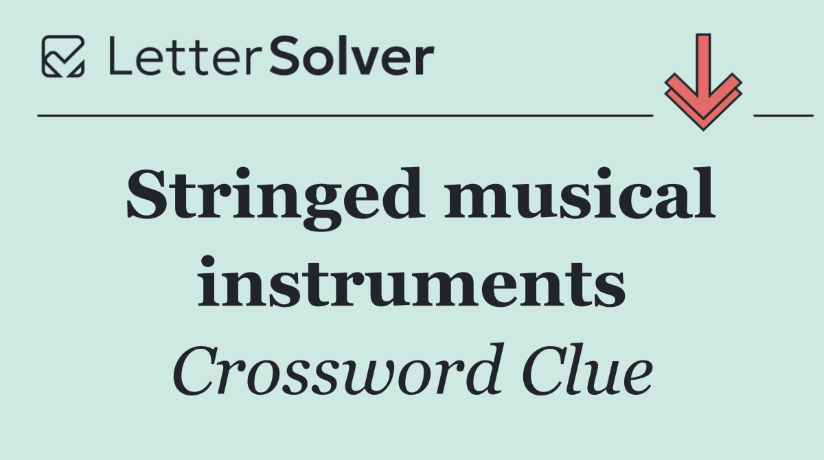 Stringed musical instruments