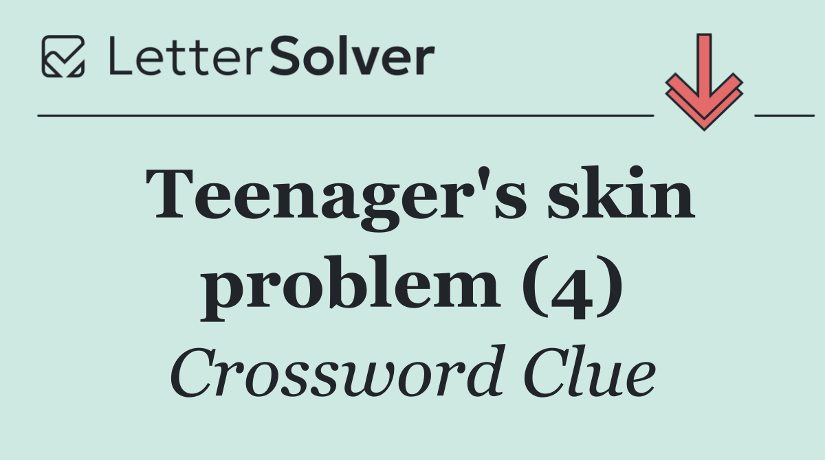 Teenager's skin problem (4)