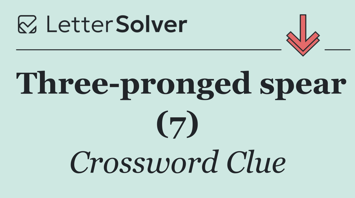 Three pronged spear (7)