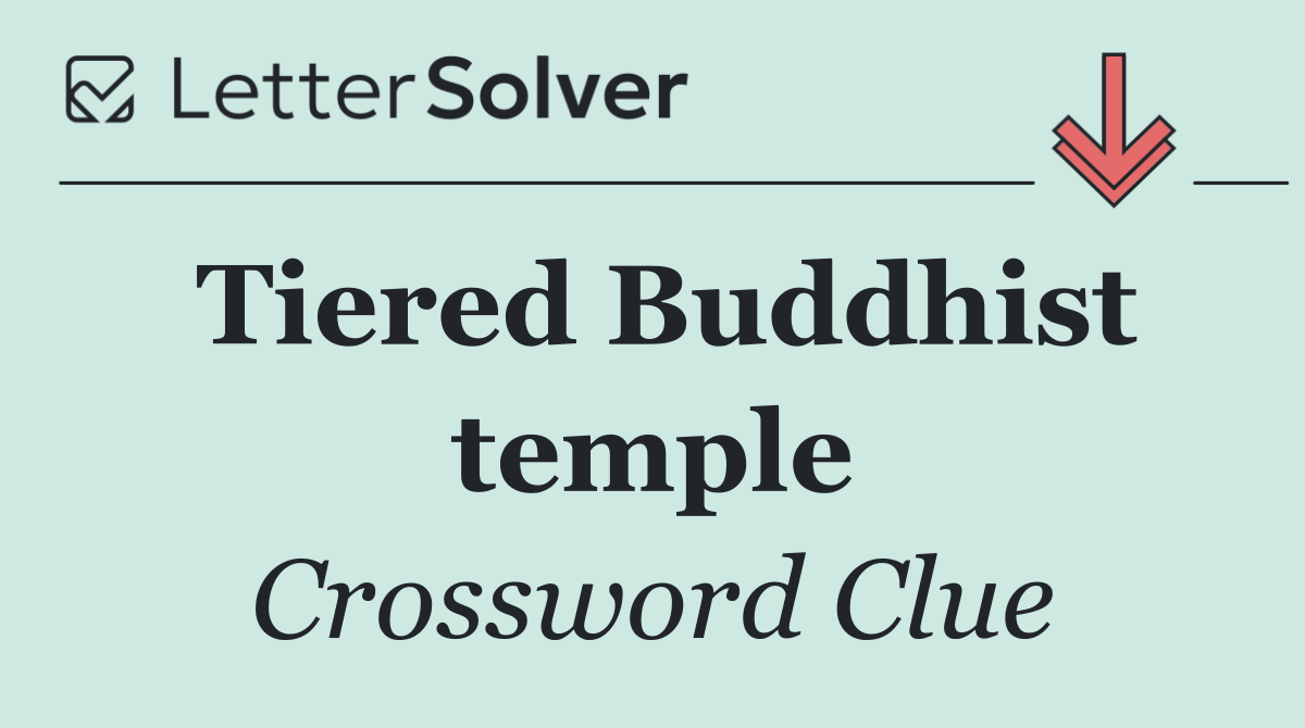 Tiered Buddhist temple