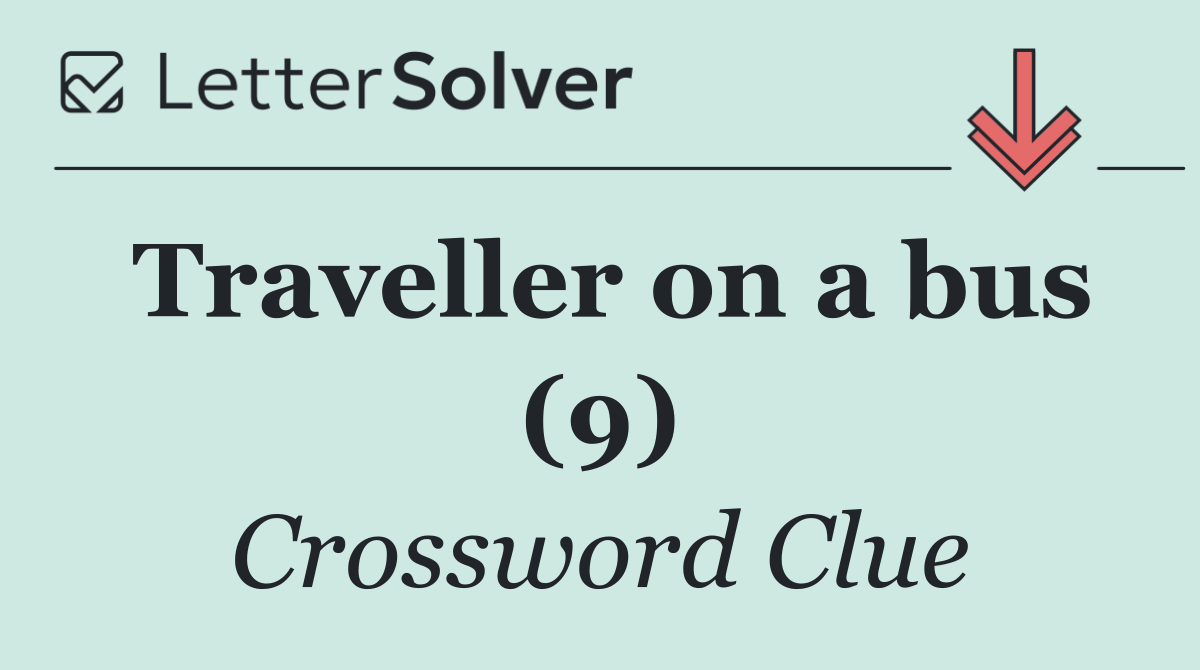 Traveller on a bus (9)