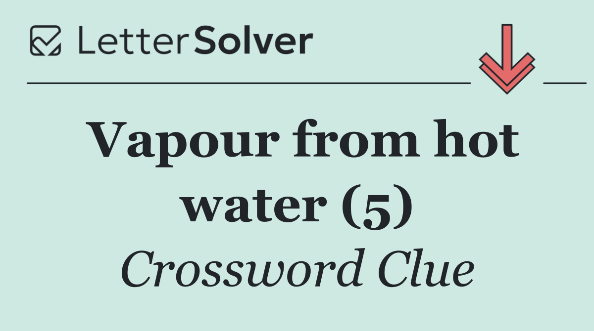 Vapour from hot water (5)