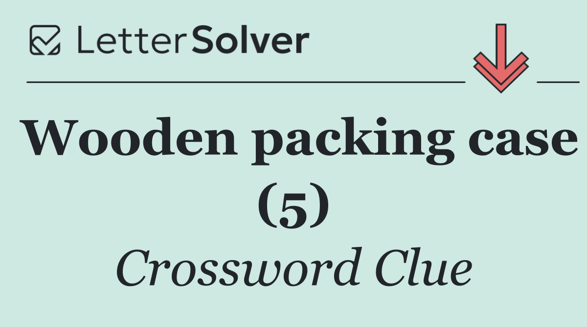 Wooden packing case (5)