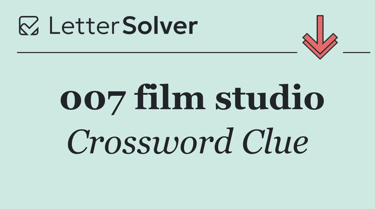 007 film studio