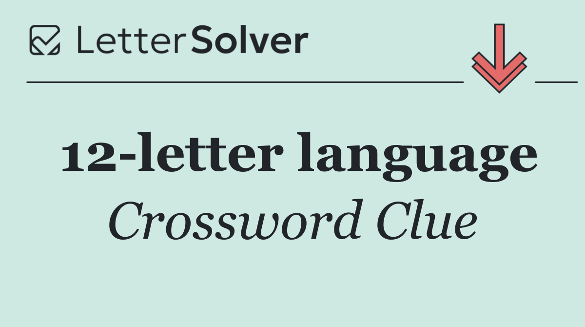 12 letter language