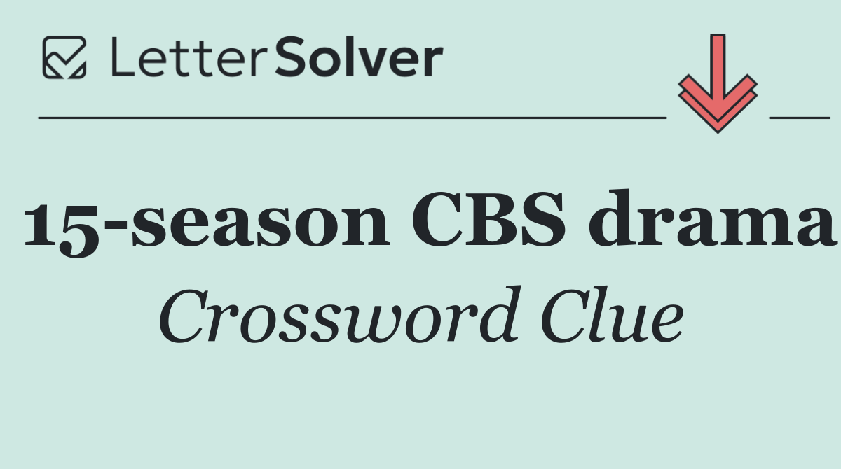 15 season CBS drama