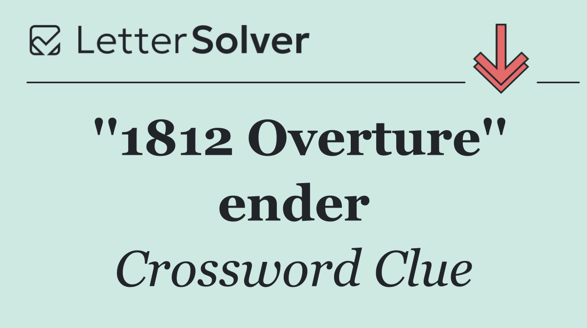 ''1812 Overture'' ender