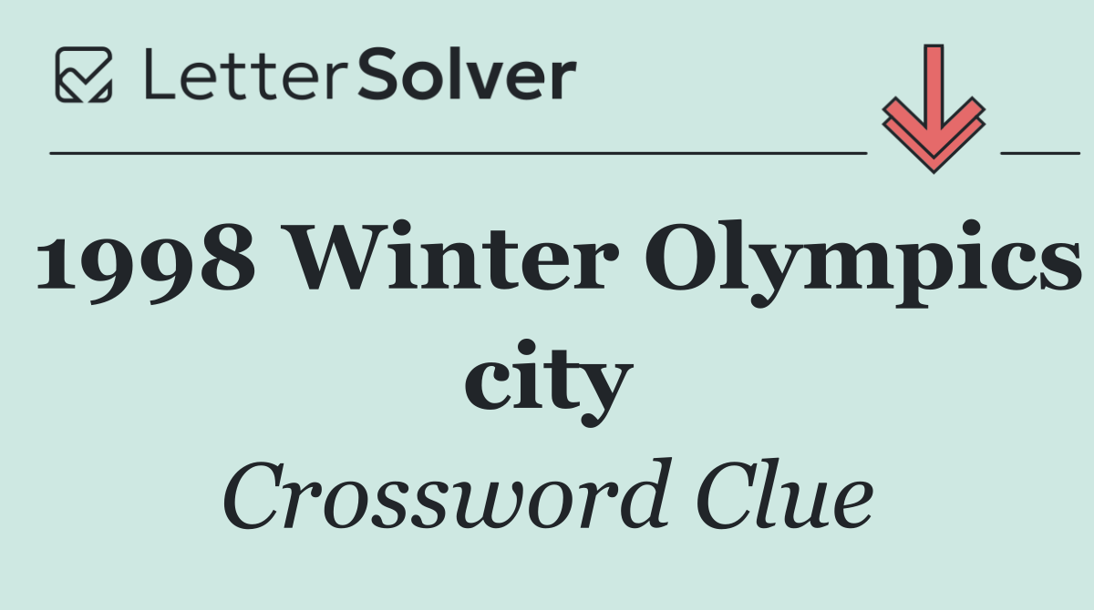 1998 Winter Olympics city