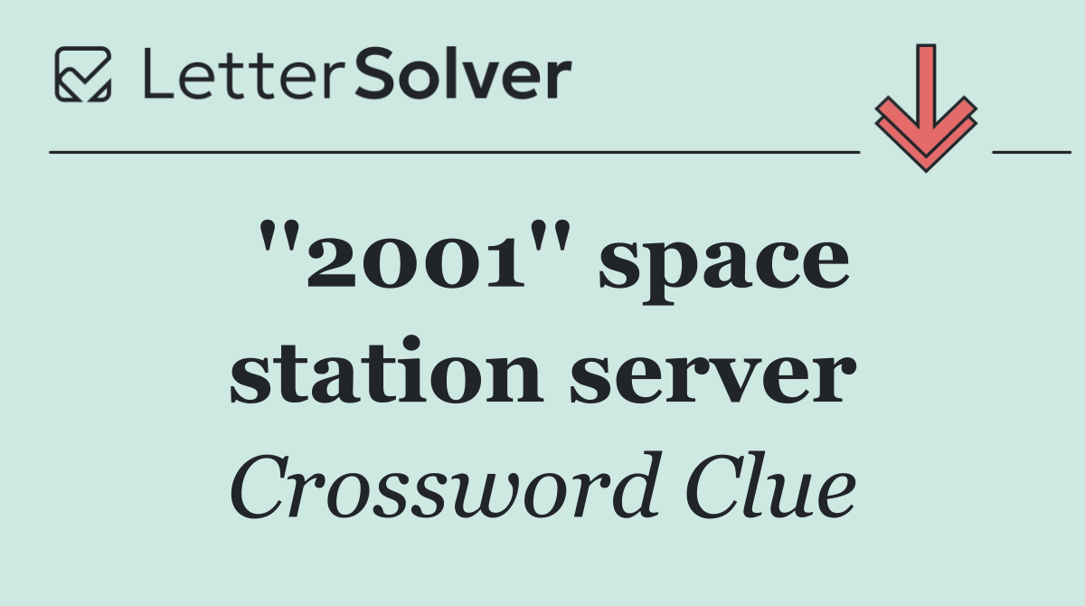 ''2001'' space station server