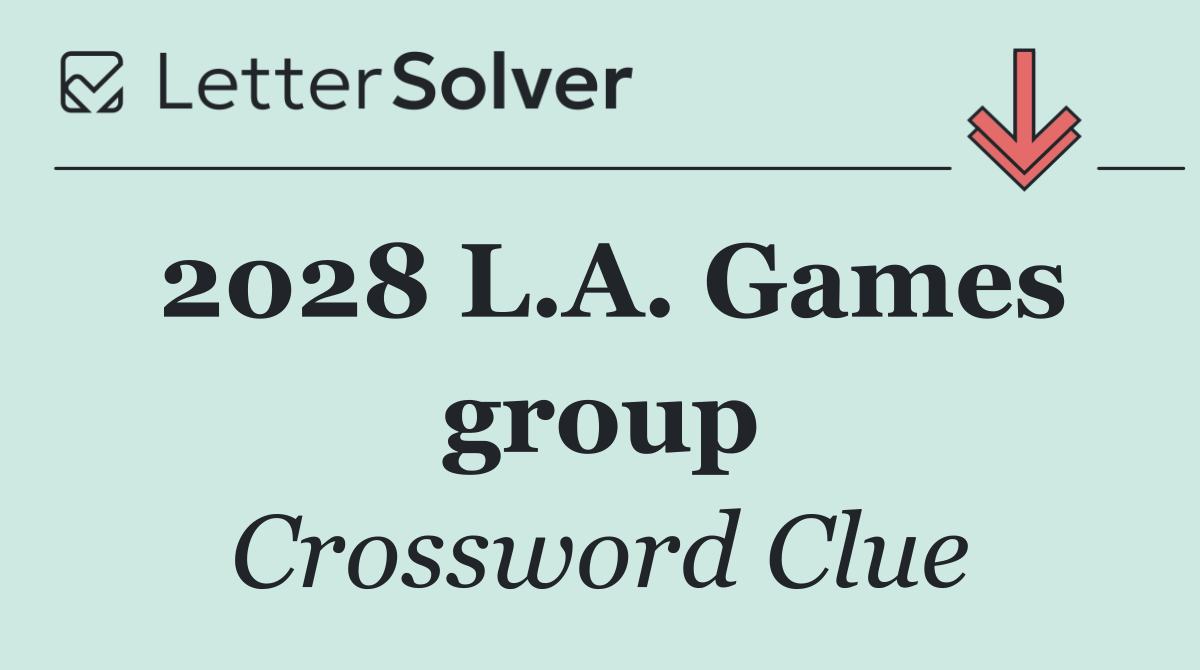 2028 L.A. Games group
