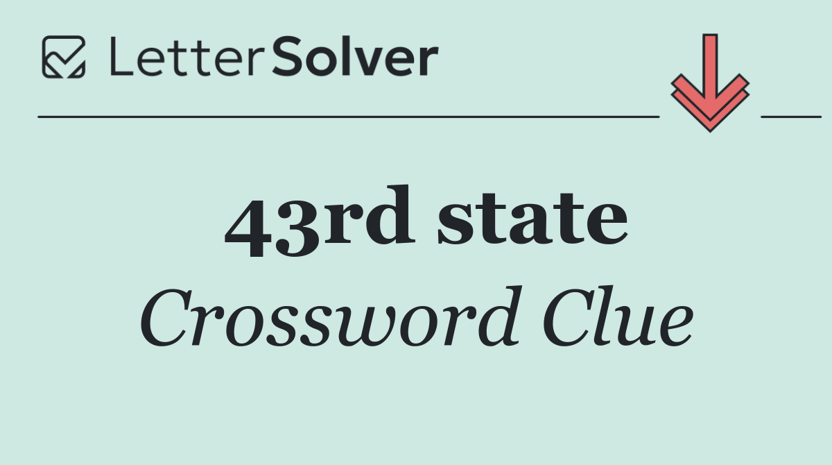 43rd state