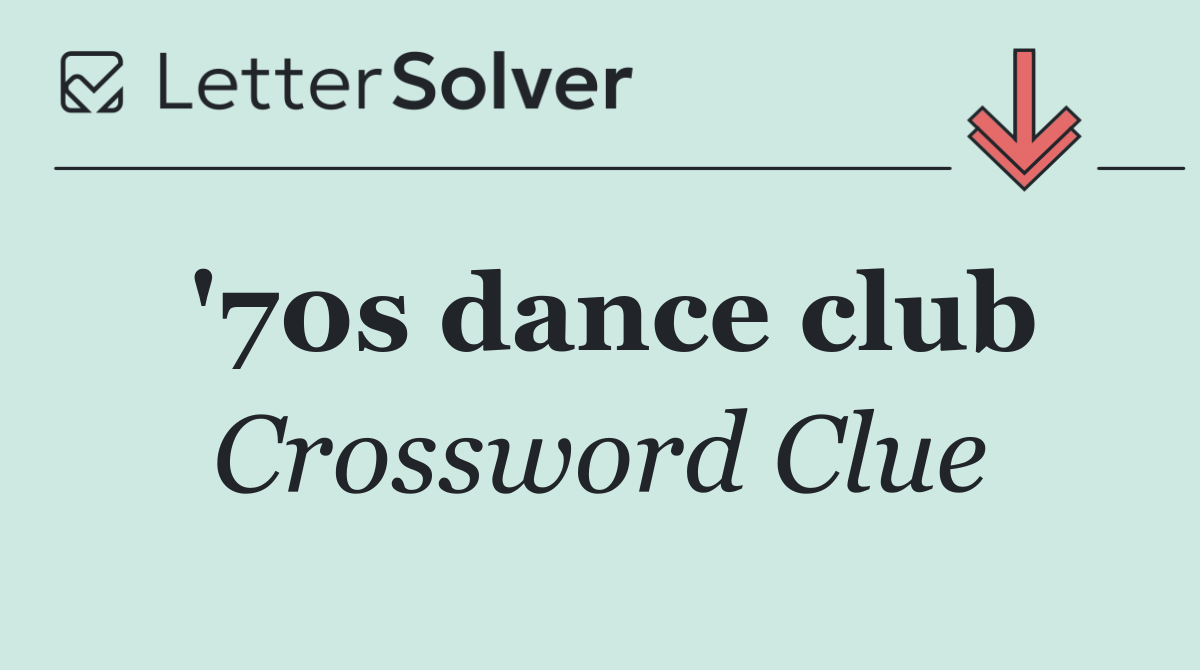 '70s dance club