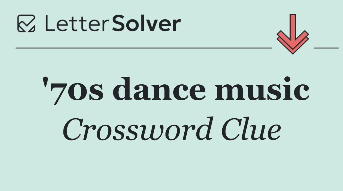 '70s dance music