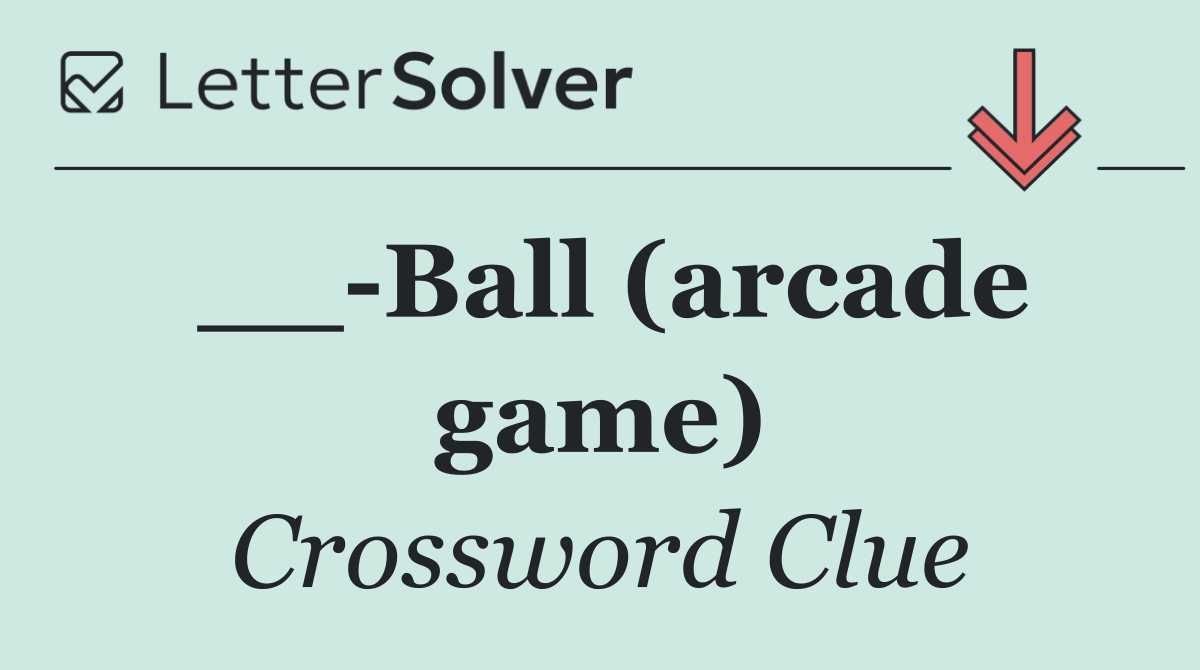 __ Ball (arcade game)