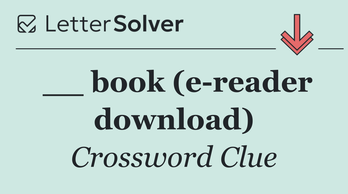 __ book (e reader download)