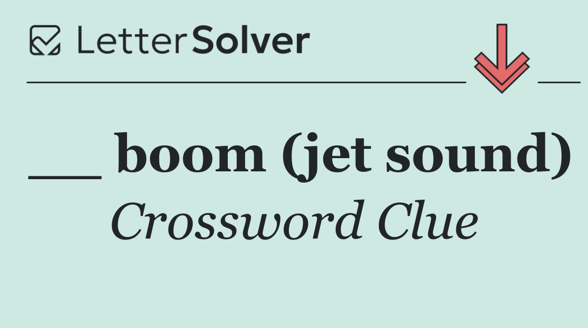 __ boom (jet sound)