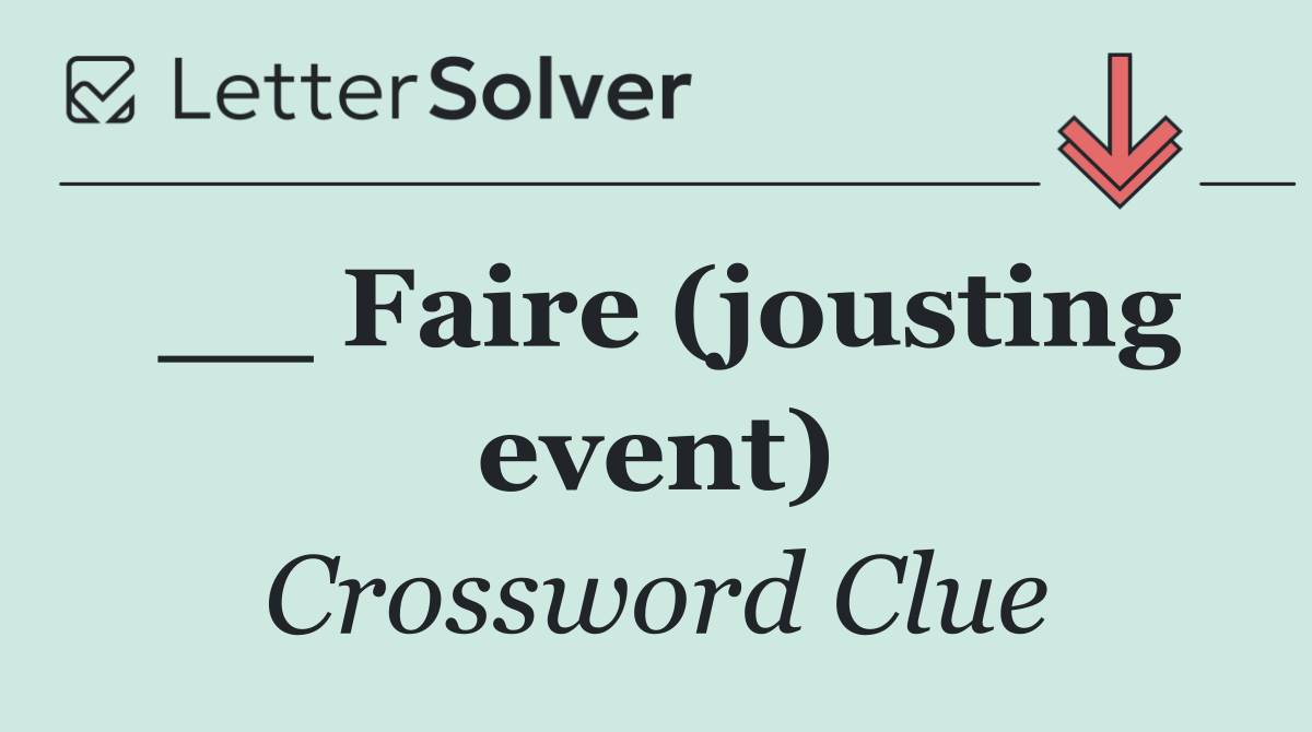 __ Faire (jousting event)
