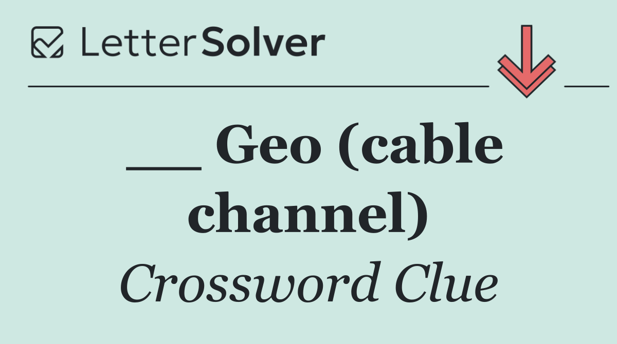 __ Geo (cable channel)