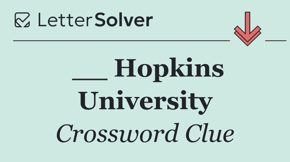__ Hopkins University