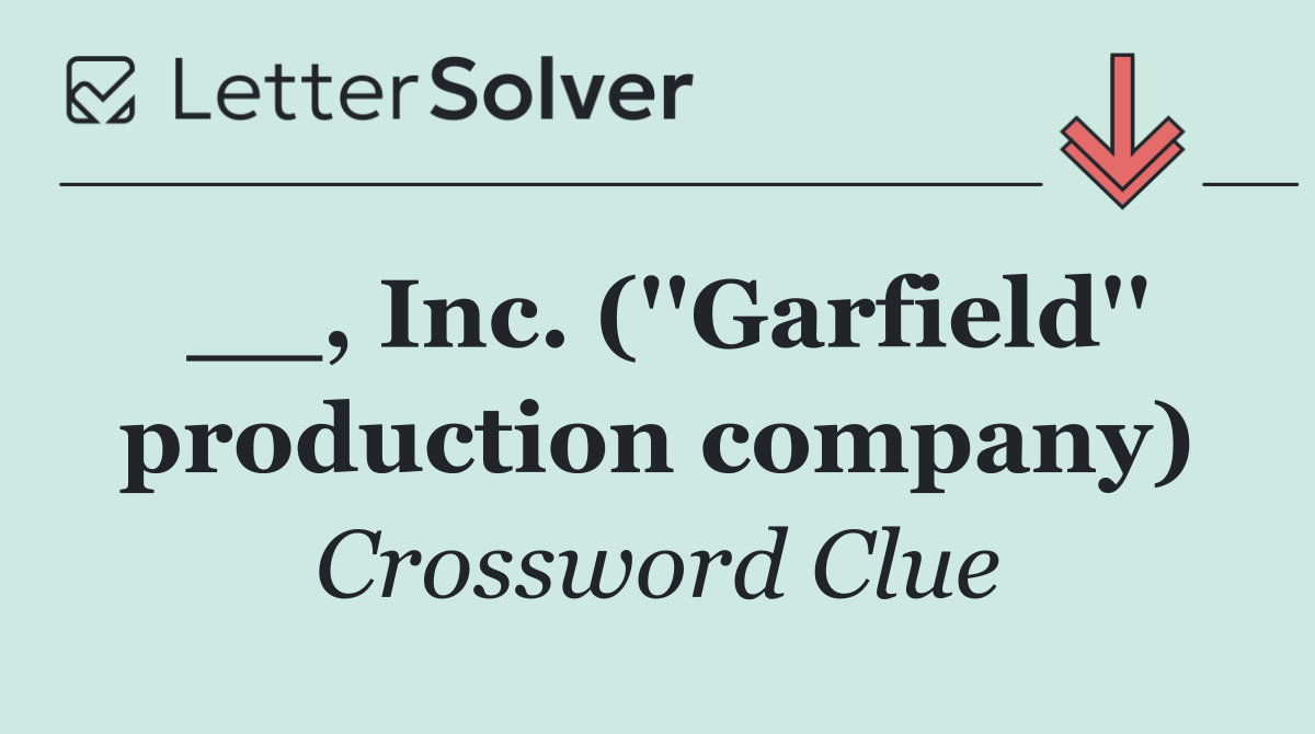 __, Inc. (''Garfield'' production company)