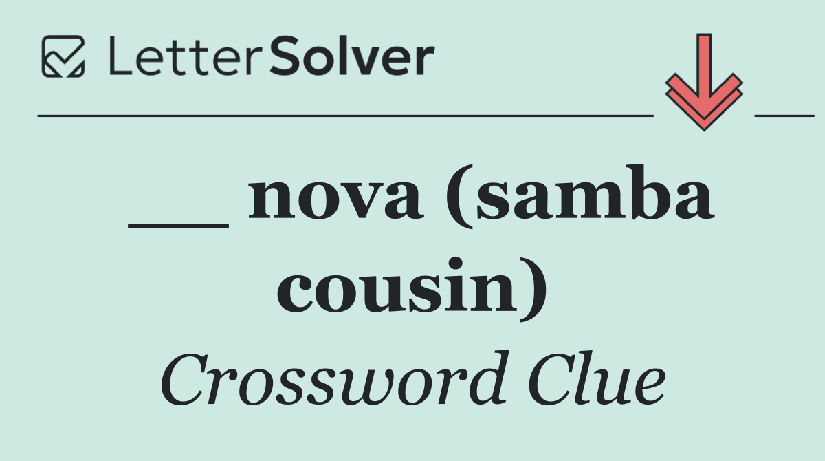 __ nova (samba cousin)