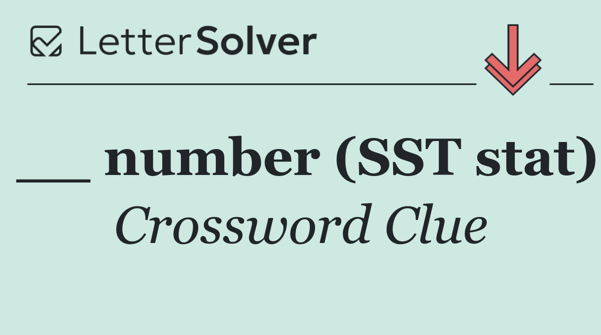 __ number (SST stat)
