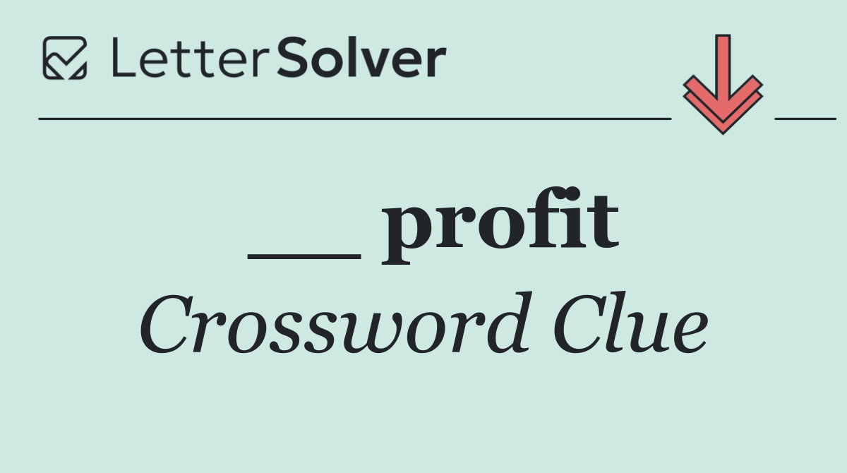 __ profit