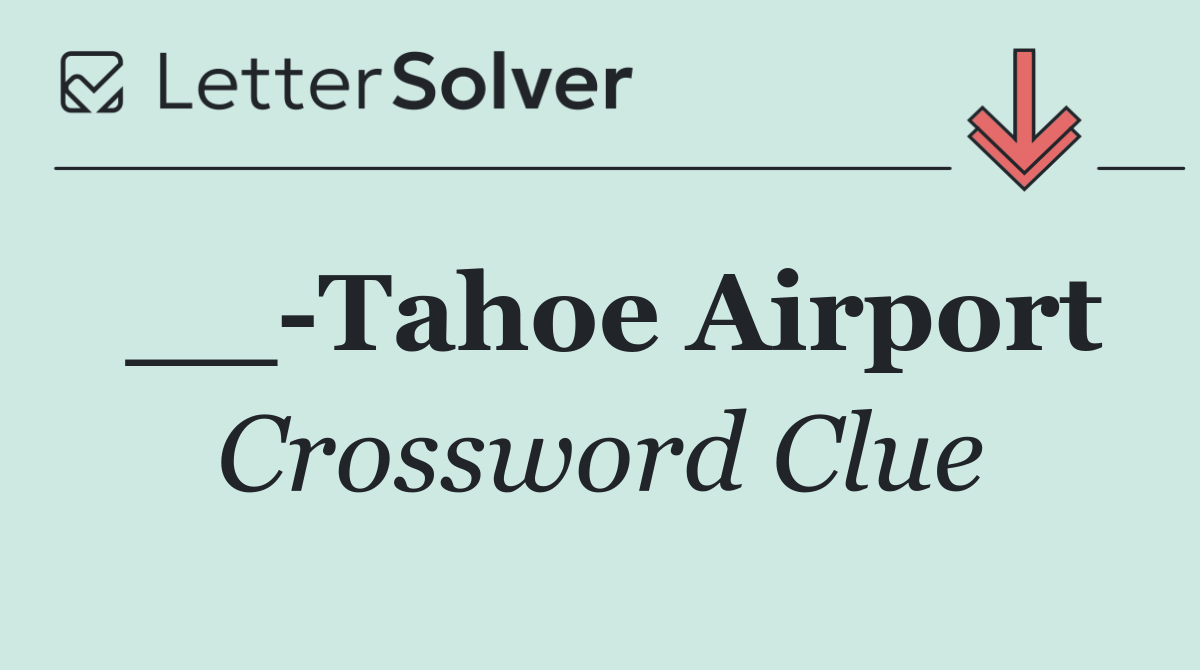 __ Tahoe Airport