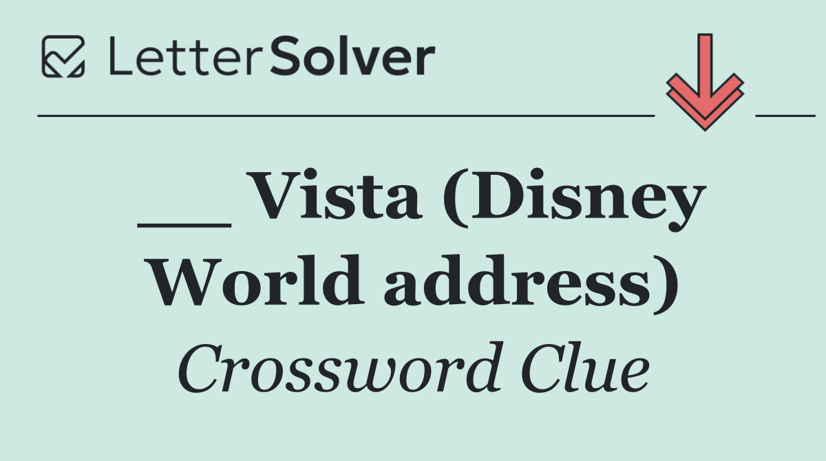 __ Vista (Disney World address)