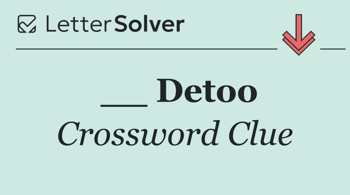 __ Detoo