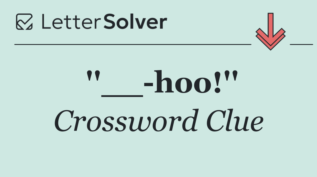 ''__ hoo!''