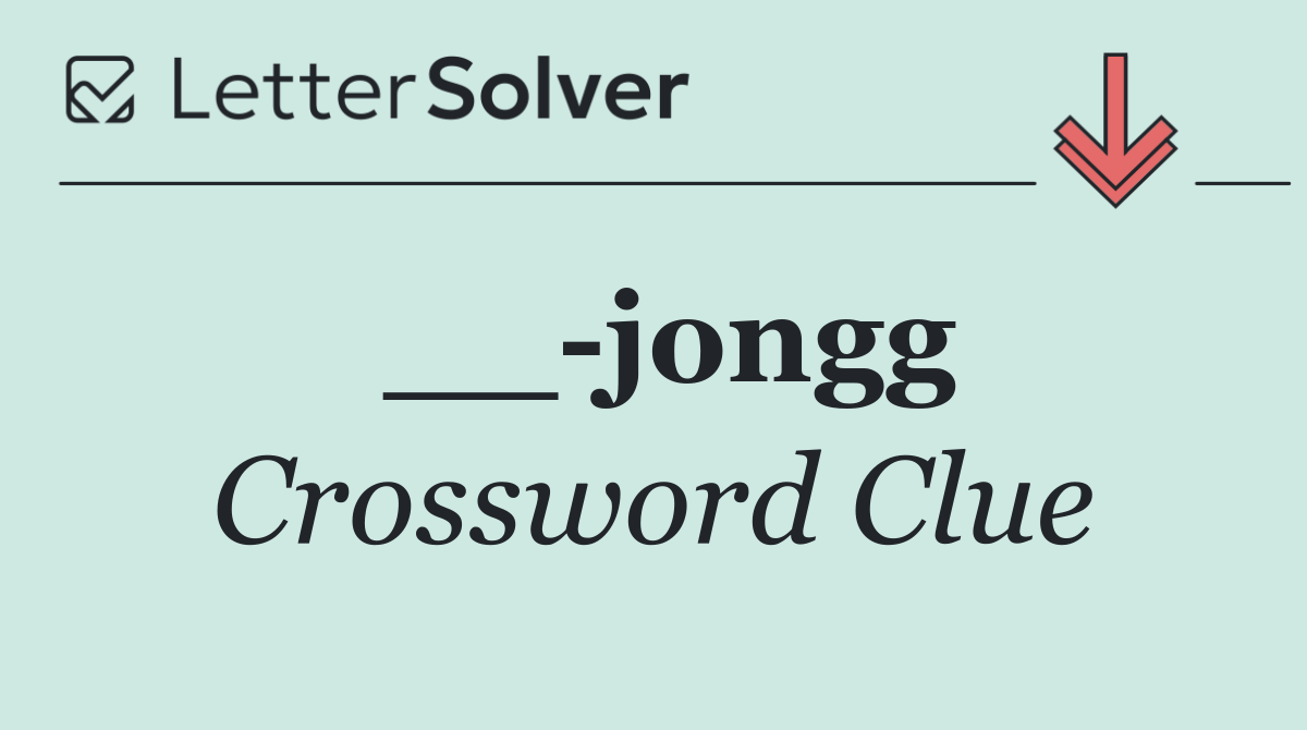 __ jongg