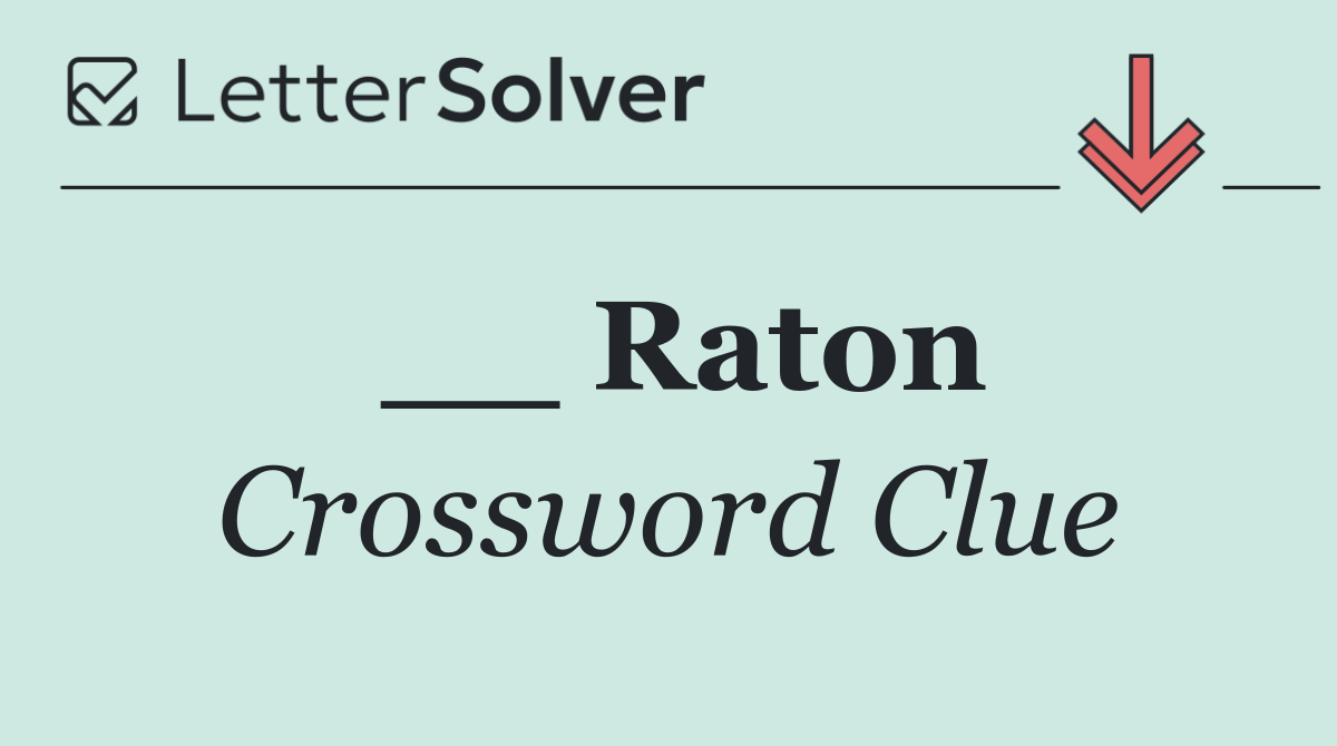 __ Raton