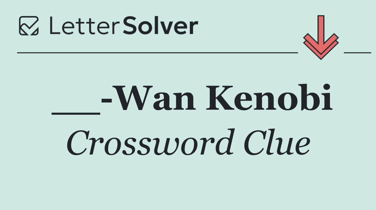 __ Wan Kenobi