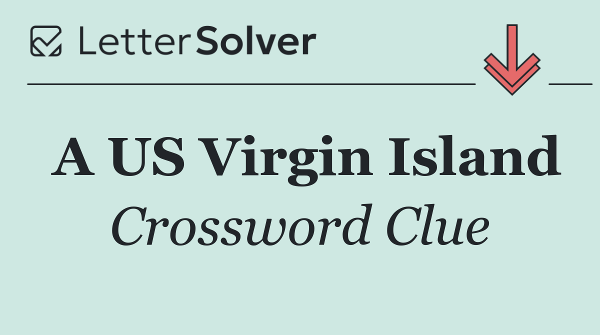 A US Virgin Island