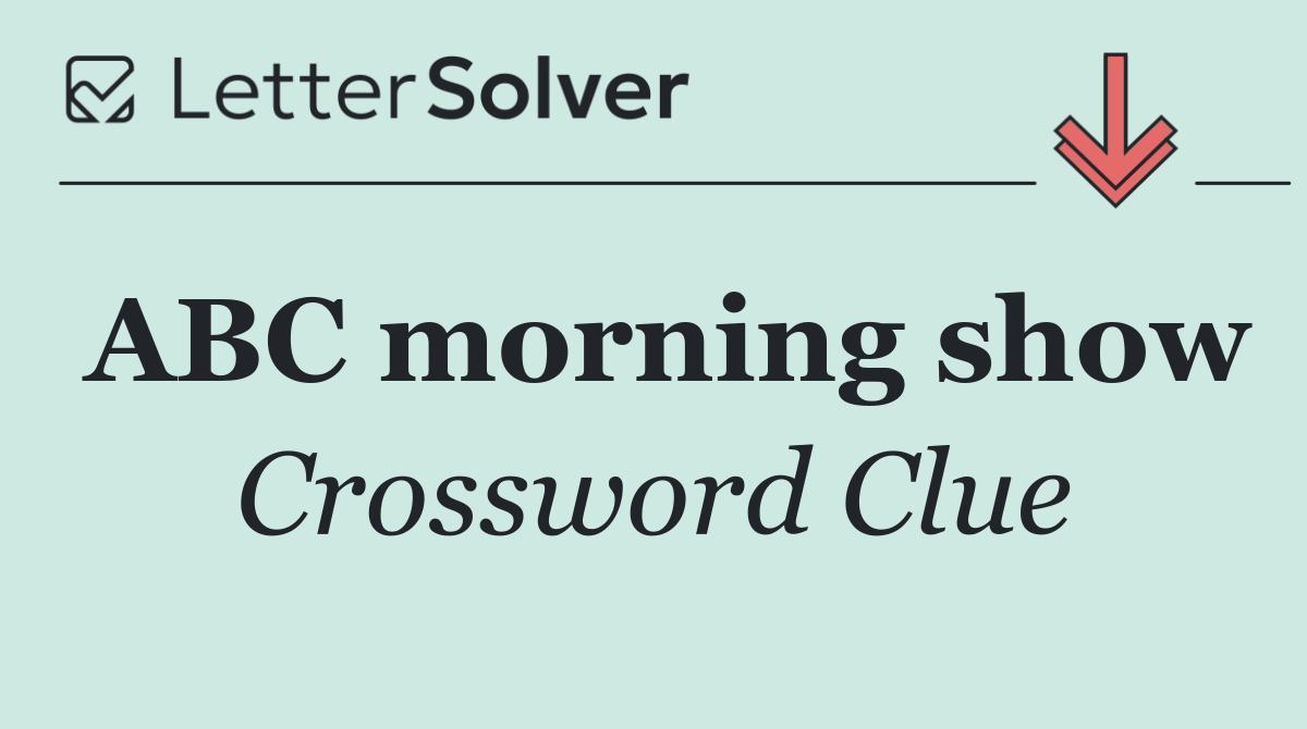 ABC morning show