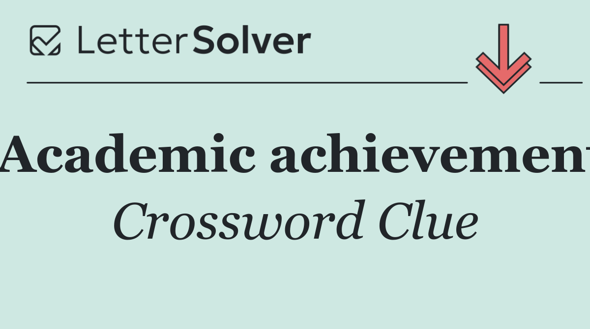Academic achievement