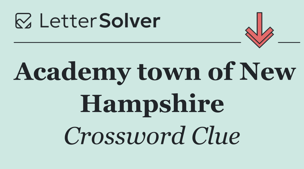 Academy town of New Hampshire