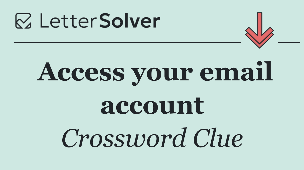 Access your email account