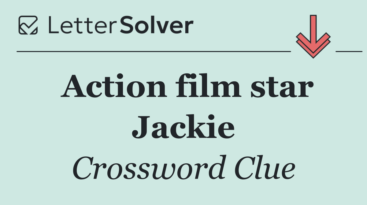 Action film star Jackie