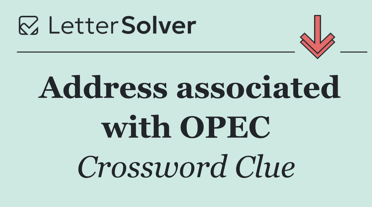 Address associated with OPEC