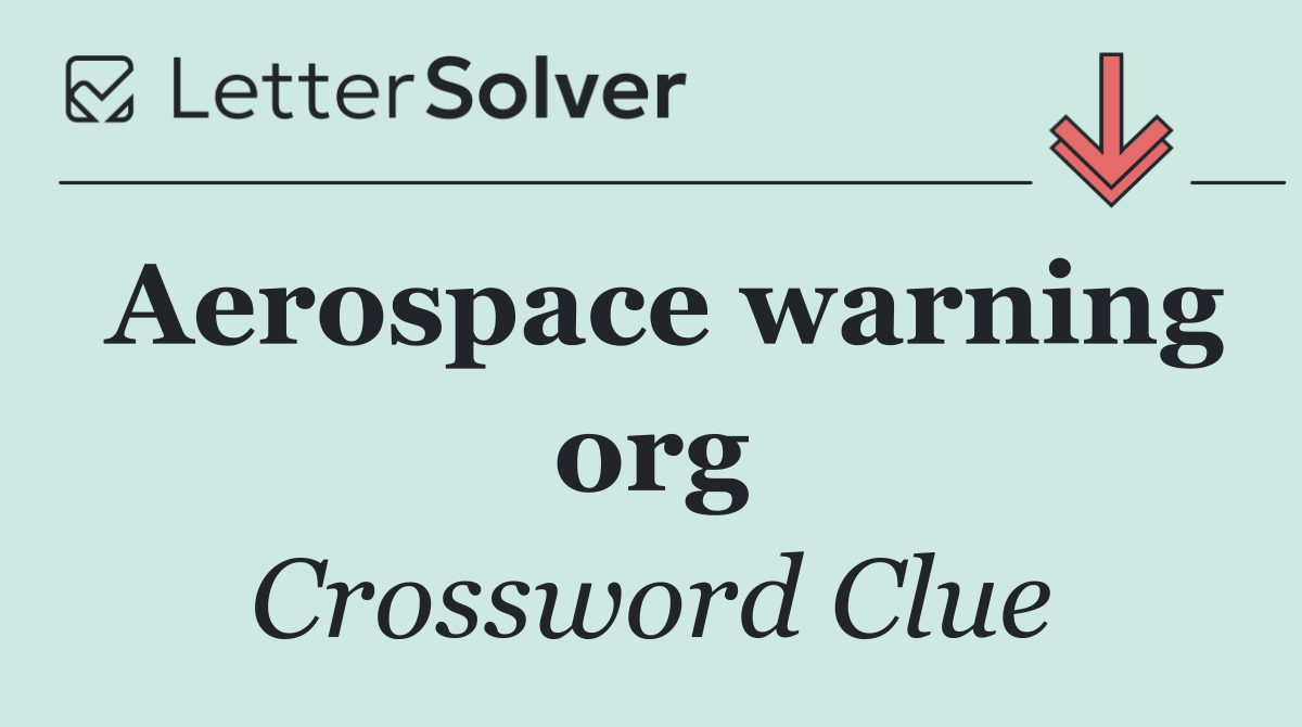 Aerospace warning org