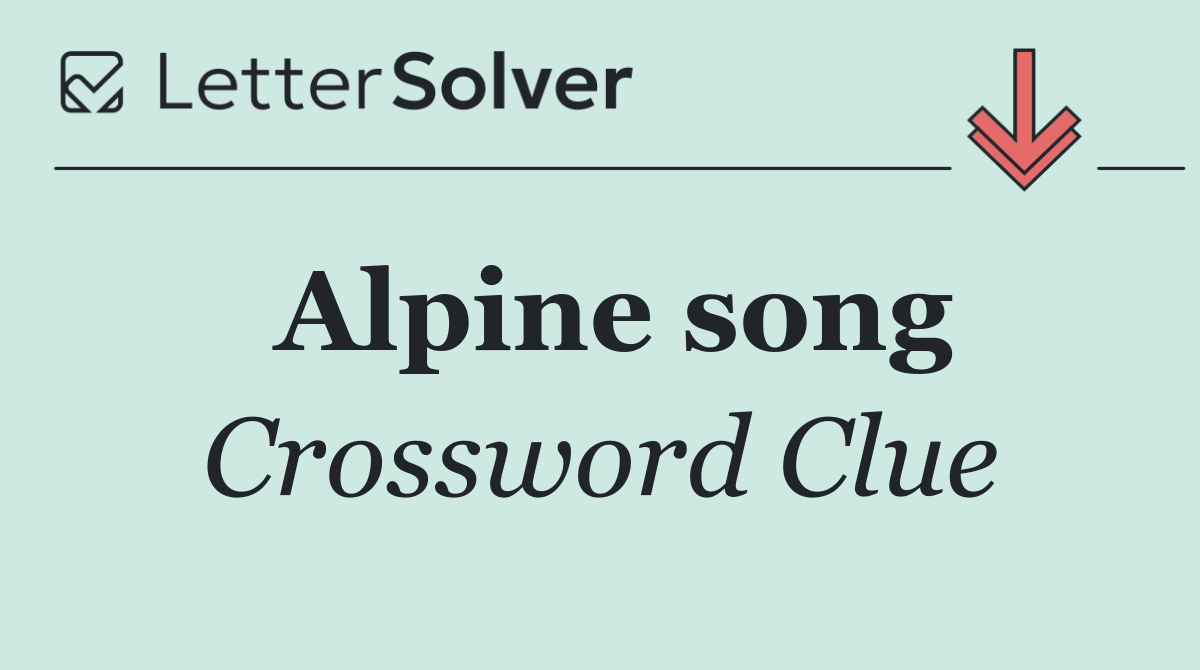 Alpine song