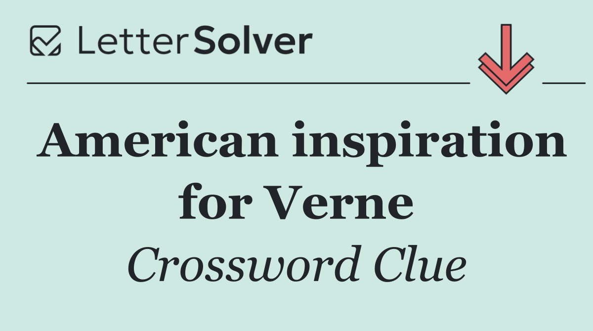 American inspiration for Verne