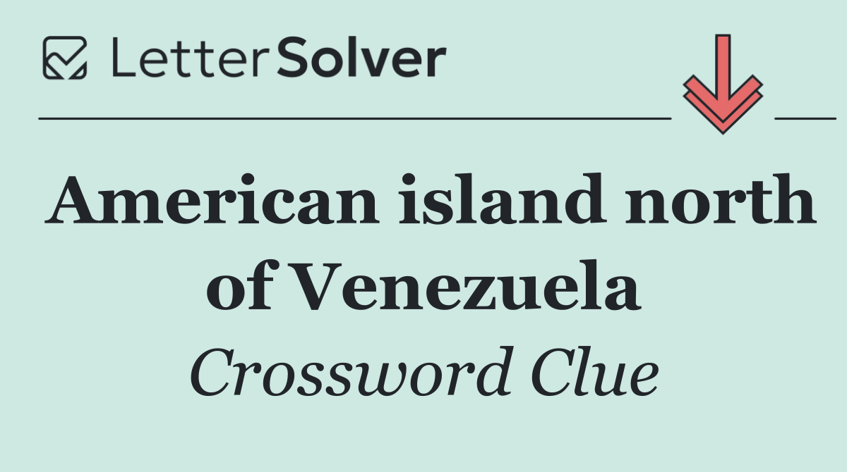 American island north of Venezuela
