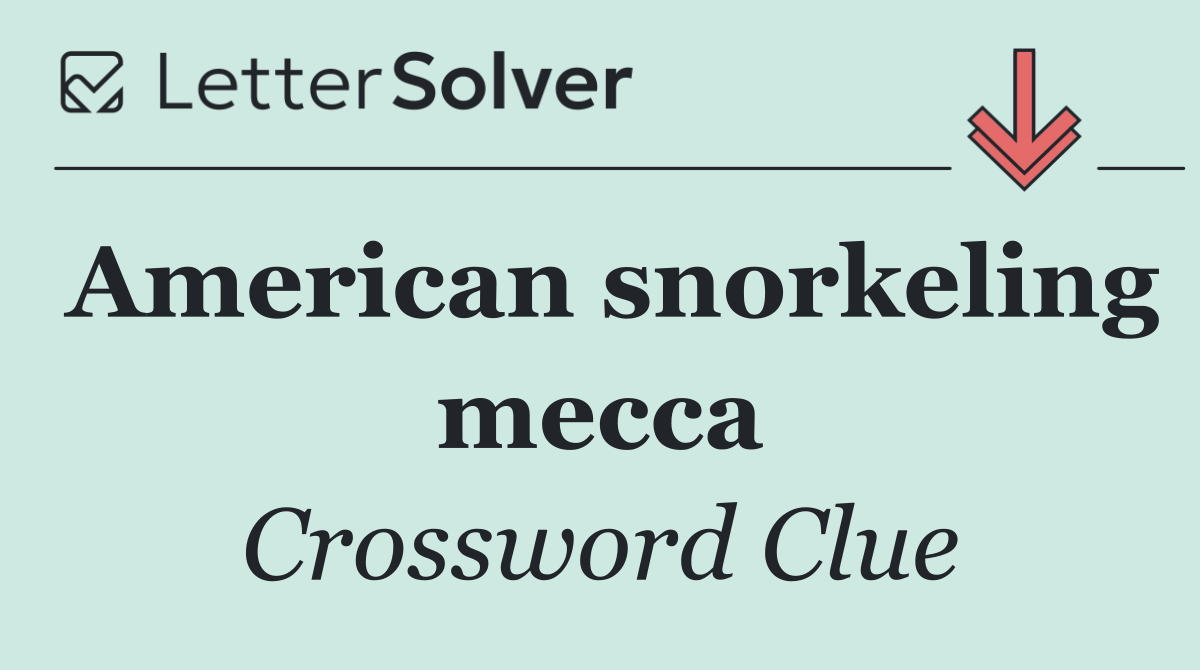 American snorkeling mecca