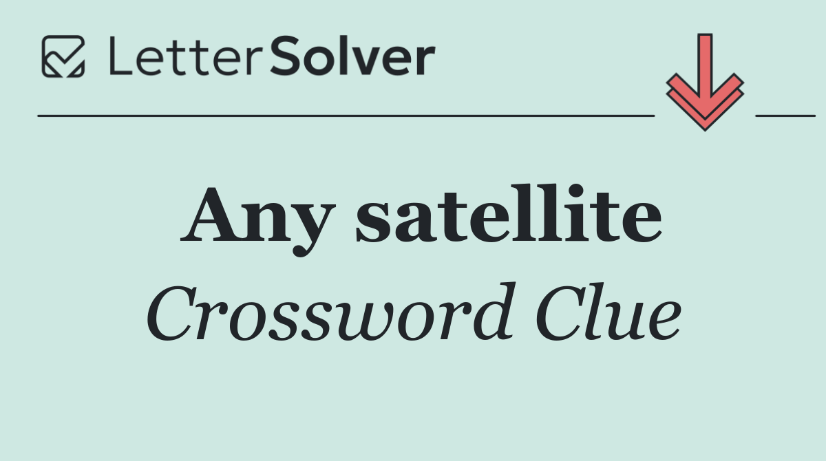 Any satellite